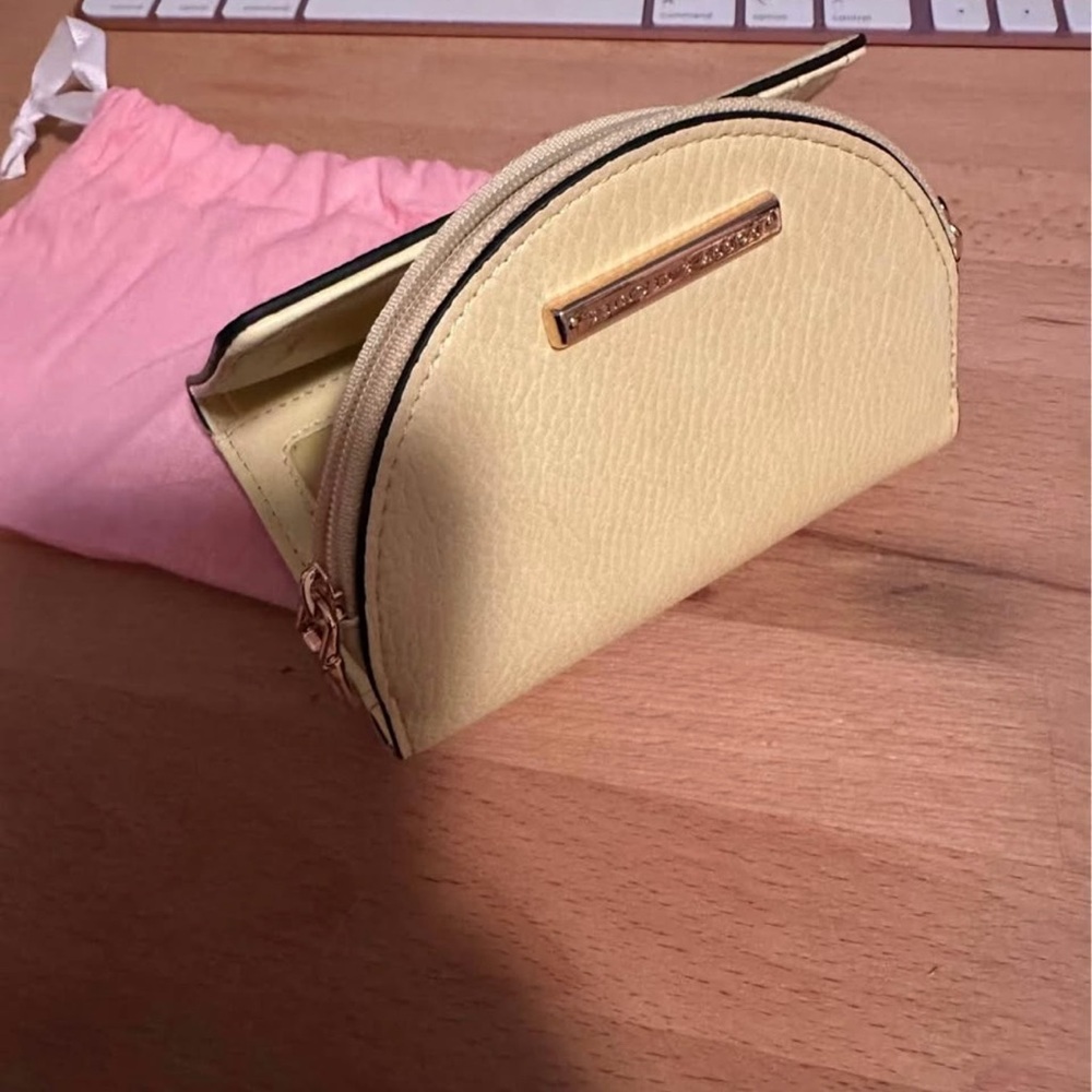 Yellow Leather Women's wallet